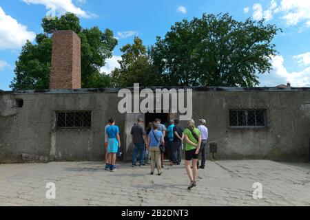 Gaskammer, Stammlager I, Konzentrationslager, Auschwitz-Birkenau, Auschwitz, Polen Stock Photo