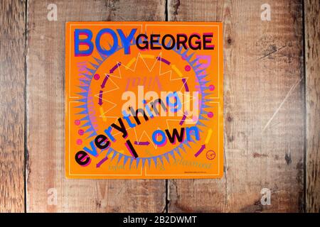 Boy George - Everything I own - 7 inch single Stock Photo - Alamy