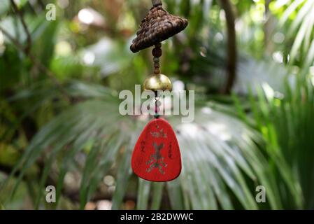 decoration bell with wishes in Hainan China  island  culture