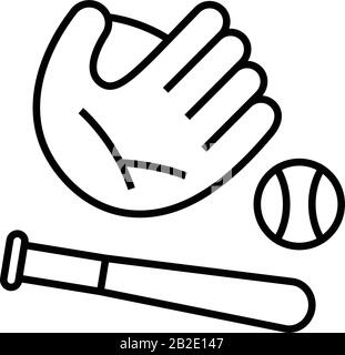 Sport games line icon, concept sign, outline vector illustration, linear symbol. Stock Vector