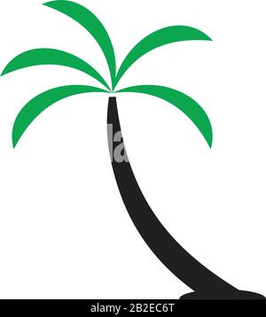 Tree icon template black color editable. Tree icon symbol Flat vector illustration for graphic and web design. Stock Vector