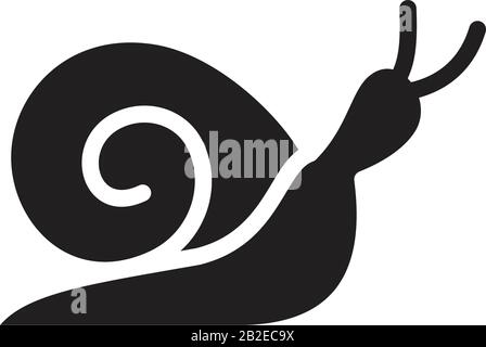 Snail icon template black color editable. Snail icon symbol Flat vector illustration for graphic and web design. Stock Vector