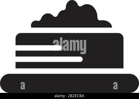 Bowl for animal icon template black color editable. Bowl for animal icon symbol Flat vector illustration for graphic and web design. Stock Vector