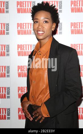 Genesis Lynea attends the Pretty Woman, The Musical Press Night t the