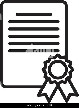 Diploma icon template black color editable. Diploma icon symbol Flat vector illustration for graphic and web design. Stock Vector