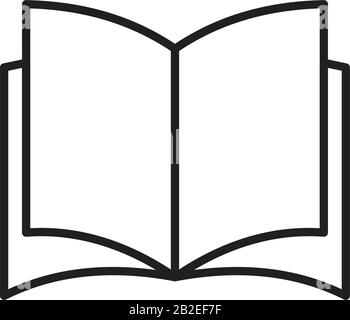 Book icon template black color editable. Book icon symbol Flat vector illustration for graphic and web design. Stock Vector