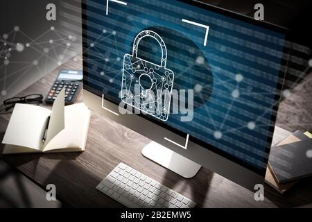 Privacy Access Identification Password Passcode and Privacy Stock Photo