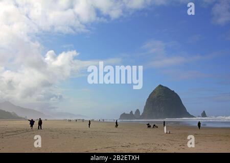 Cannon Beach, Oregon, USA Stock Photo