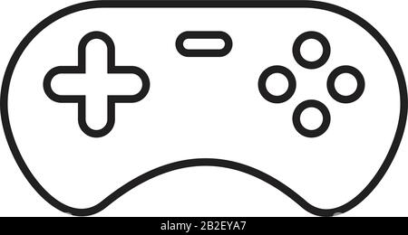 game icon template black color editable. game icon symbol Flat vector illustration for graphic and web design. Stock Vector