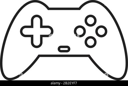 game icon template black color editable. game icon symbol Flat vector illustration for graphic and web design. Stock Vector