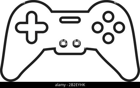 game icon template black color editable. game icon symbol Flat vector illustration for graphic and web design. Stock Vector