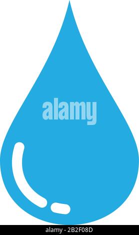 A drop icon template black color editable. A drop icon symbol Flat vector illustration for graphic and web design. Stock Vector