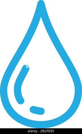 A drop icon template black color editable. A drop icon symbol Flat vector illustration for graphic and web design. Stock Vector