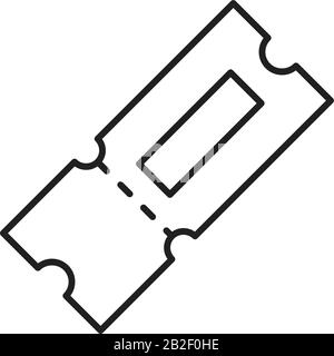 Ticket icon template black color editable.Ticket symbol Flat vector illustration for graphic and web design. Stock Vector