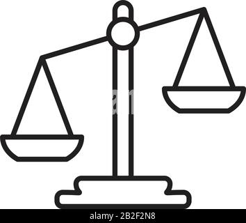 scale icon template black color editable. scale icon symbol Flat vector illustration for graphic and web design. Stock Vector