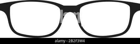 Glasses icon template black color editable. Glasses icon symbol Flat vector illustration for graphic and web design. Stock Vector