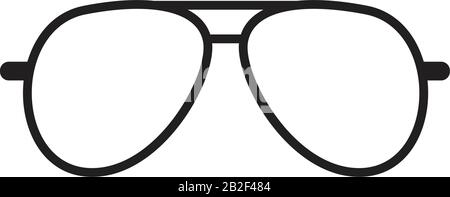 Glasses icon template black color editable. Glasses icon symbol Flat vector illustration for graphic and web design. Stock Vector
