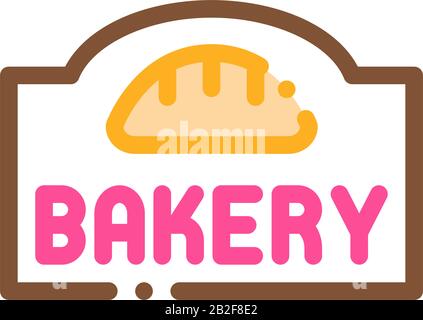 Bakery Bread Shop Nameplate Icon Vector Stock Vector Image & Art - Alamy