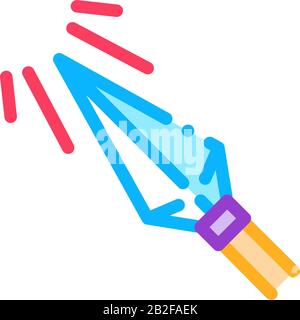 Sharp Arrowhead Archery Icon Thin Line Vector Stock Vector Image & Art ...