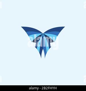 Butterfly Logo Design Template Stock Vector