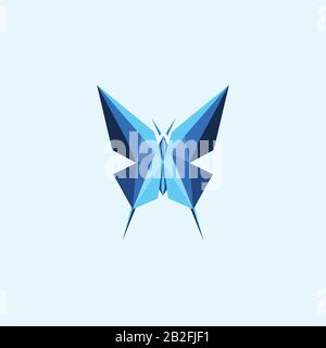 Butterfly Logo Design Template Stock Vector