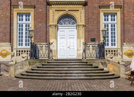 Entrance to the historic castle in Nordkirchen, Germany Stock Photo