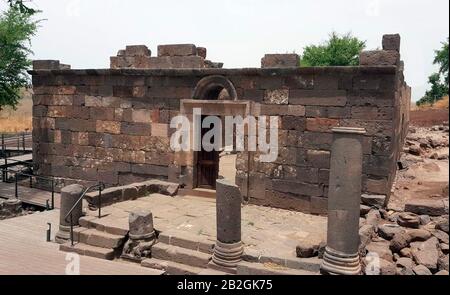 6601-2- Um el Kanatir synagogue Stock Photo