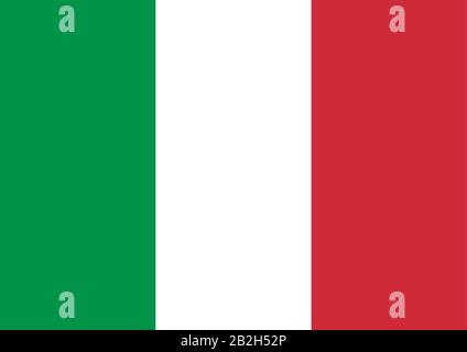 Italy flag vector illustration Stock Vector