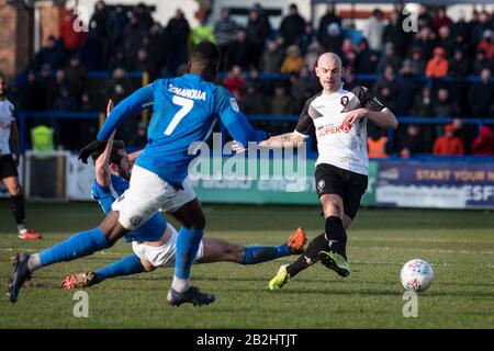 Darron Gibson. Salford City FC. Stock Photo