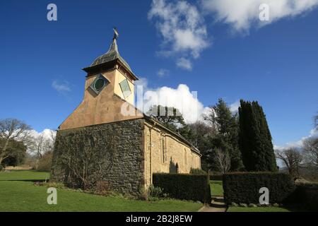 St Michael and all angels church in the grounds of Croft castle, Yarpole, Herefordshire, England, UK. Stock Photo