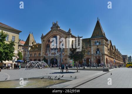 Grosse Markthalle, Budapest, Ungarn Stock Photo