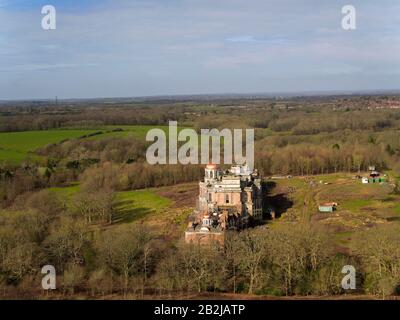 Hamilton Palace near Uckfield, East Sussex, the property belonging to landlord and property baron Nicholas Van Hoogstraten - now named Nicholas Adolf von Hessen - which began construction in 1985. PA Photo. Picture date: Tuesday March 3, 2020. See PA story . Photo credit should read: Steve Parsons/PA Wire Stock Photo