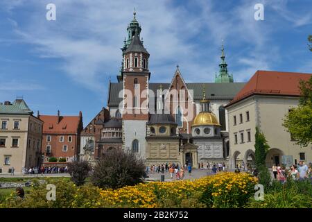 Wawel Kathedrale Wawel Krakau Polen Stock Photo Alamy