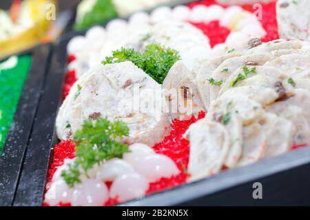 Food on a Tray Stock Photo