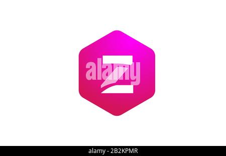 pink white polygon G alphabet letter logo icon with modern design for ...