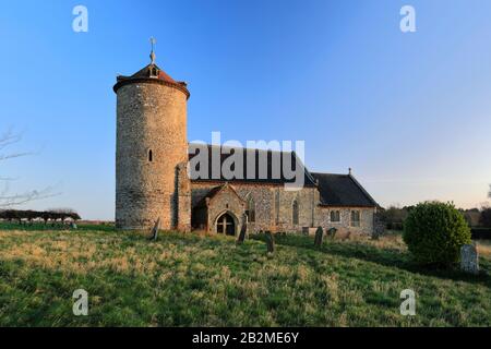 St Andrews church, Little Snoring village, North Norfolk, England, UK Stock Photo