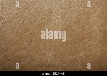 Leather texture beige as an abstract background, beautiful pattern texture Full screen, top view Stock Photo