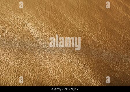 Leather texture beige as an abstract background, beautiful pattern texture Full screen, top view Stock Photo