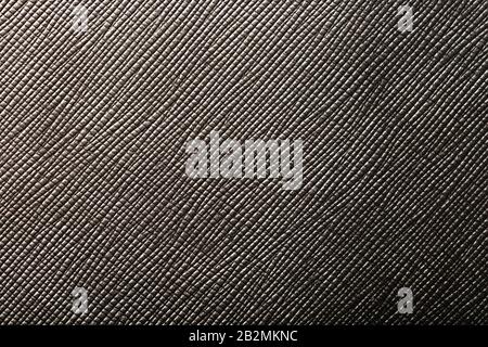 Gray leather texture as an abstract background, beautiful texture pattern Full screen, top view. Gray leather texture, use for backgrounds and design Stock Photo