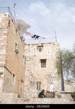 copts church in  the Holy Sepulchre in jerusalem Stock Photo