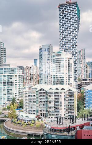 Condos in downtown Vancouver Canada Stock Photo