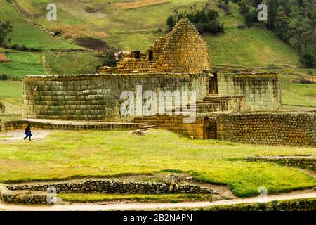 Ingapirca Ruins The Most Important Inca Civilization Construction In Modern Ecuador Stock Photo