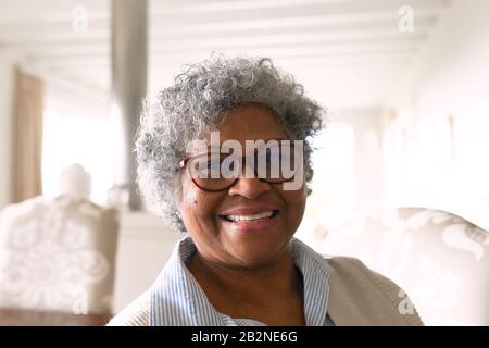 Woman spending time at home Stock Photo