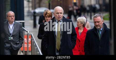 London, UK 3rd March 2020 Members of the new all-party parliamentary group (APPG) for special needs and disabilities (SEND) deliver a petition to Boris Johnson MP PC Prime Minister signed by more than 300 special needs school headteachers asking for increase funding for pupils with special educational needs. Credit: Ian Davidson/Alamy Live News Stock Photo