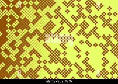 Geometrical circle pattern background - colorful abstract vector illustration Stock Vector