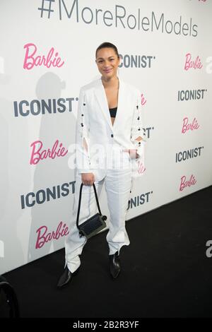 Berlin, Germany. 03rd Mar, 2020. Taneshia Abt, actress, comes to the presentation of the ICONISTA Award 2020 from WELT. Credit: Jörg Carstensen/dpa/Alamy Live News Stock Photo