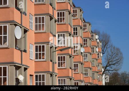 Wohnungen, Rubensstrasse, Schoeneberg, Berlin, Deutschland Stock Photo