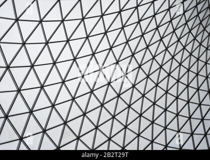 Triangle patterned glass background Stock Photo