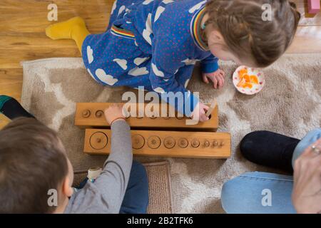 Montessori nursery Stock Photo