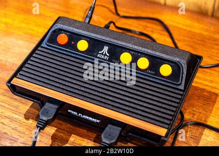 Atari Flashback Game Console Stock Photo